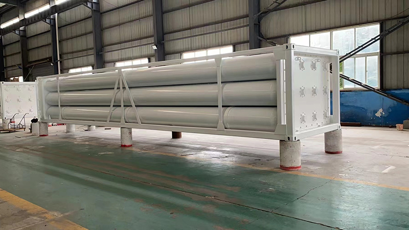 12-Pipe CNG Transport Tube Trailer