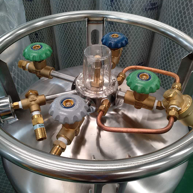 Vacuum-Insulated 175L Dewar Flask