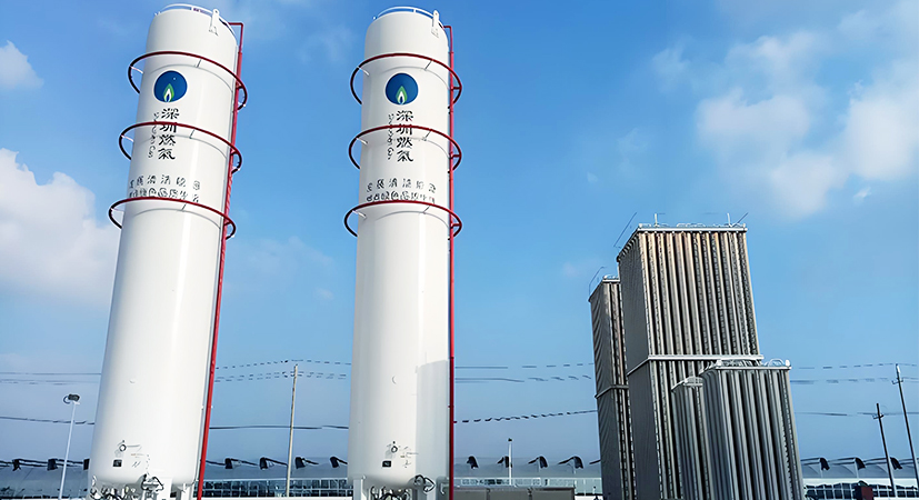 3 sets 150m3 lng cryogenic storage tanks project supplier for industrial gas station site