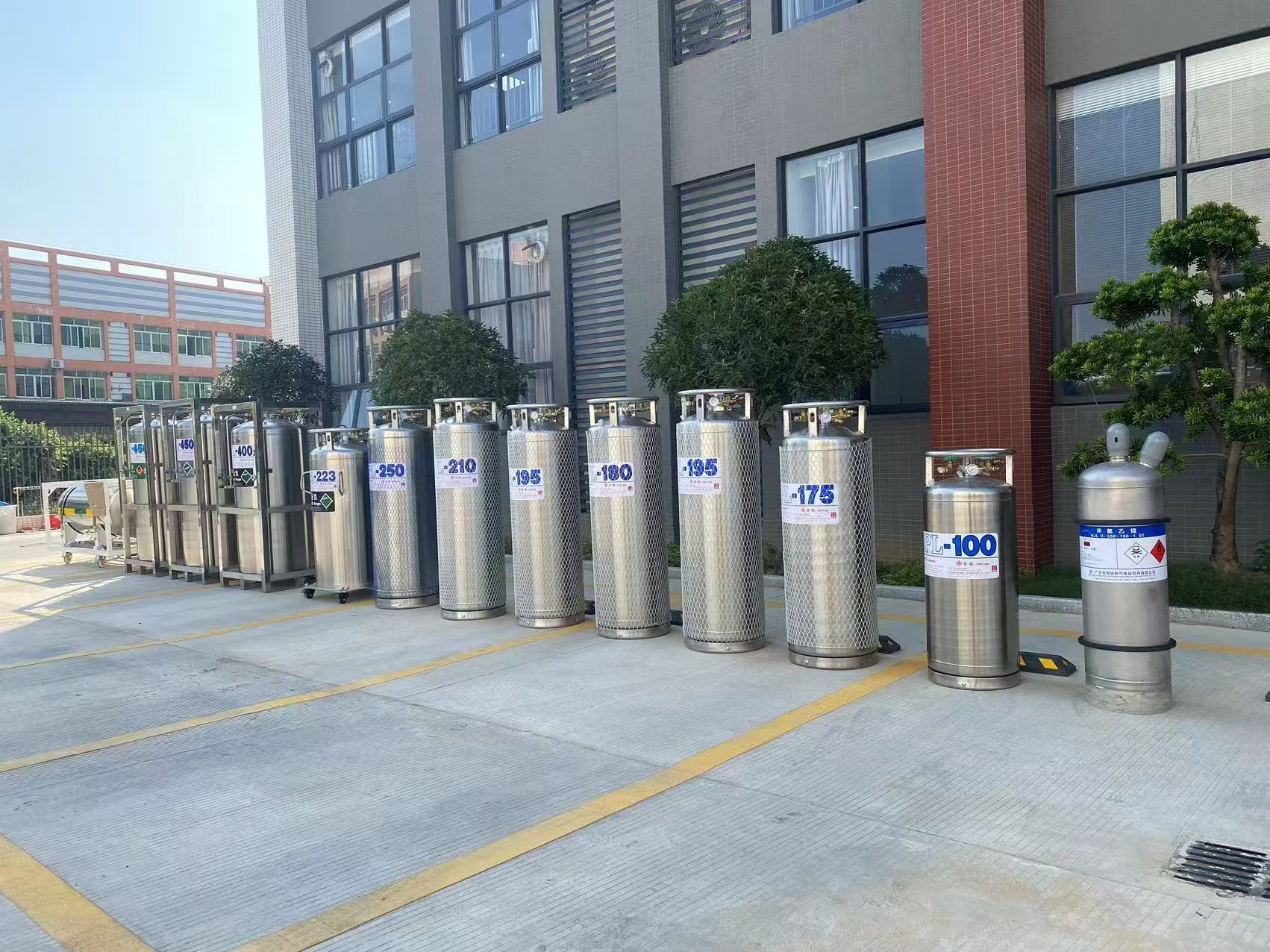 Cryogenic 195L Industrial Dewar Flask