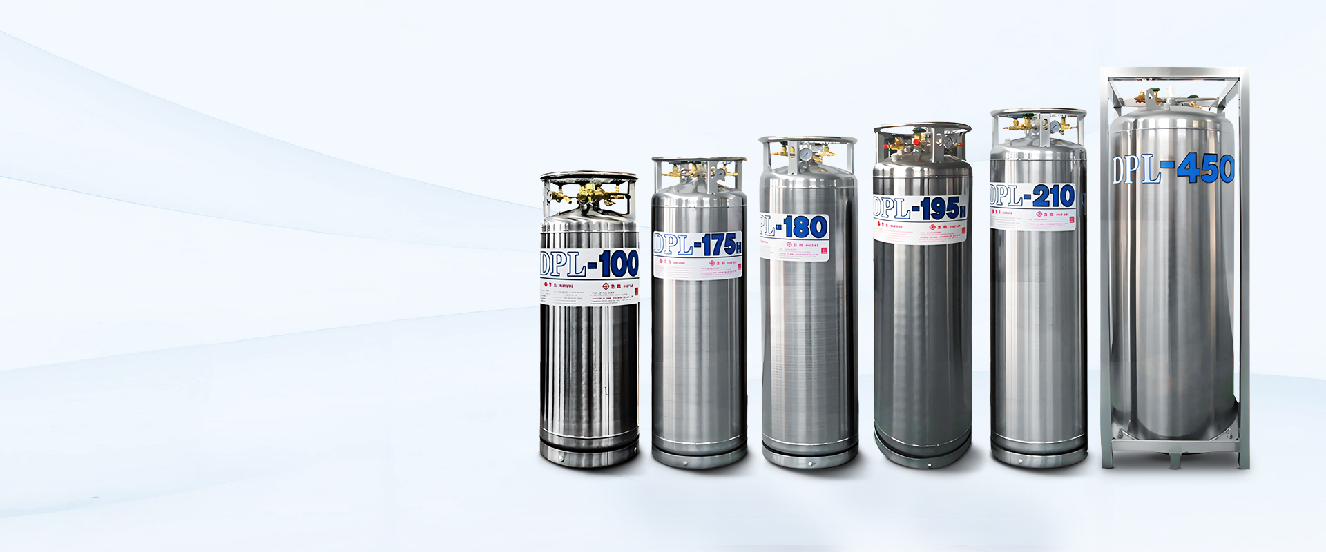 industrial dewar flask liquid nitrogen tank 100l to 450l vacuum insulated cylinders