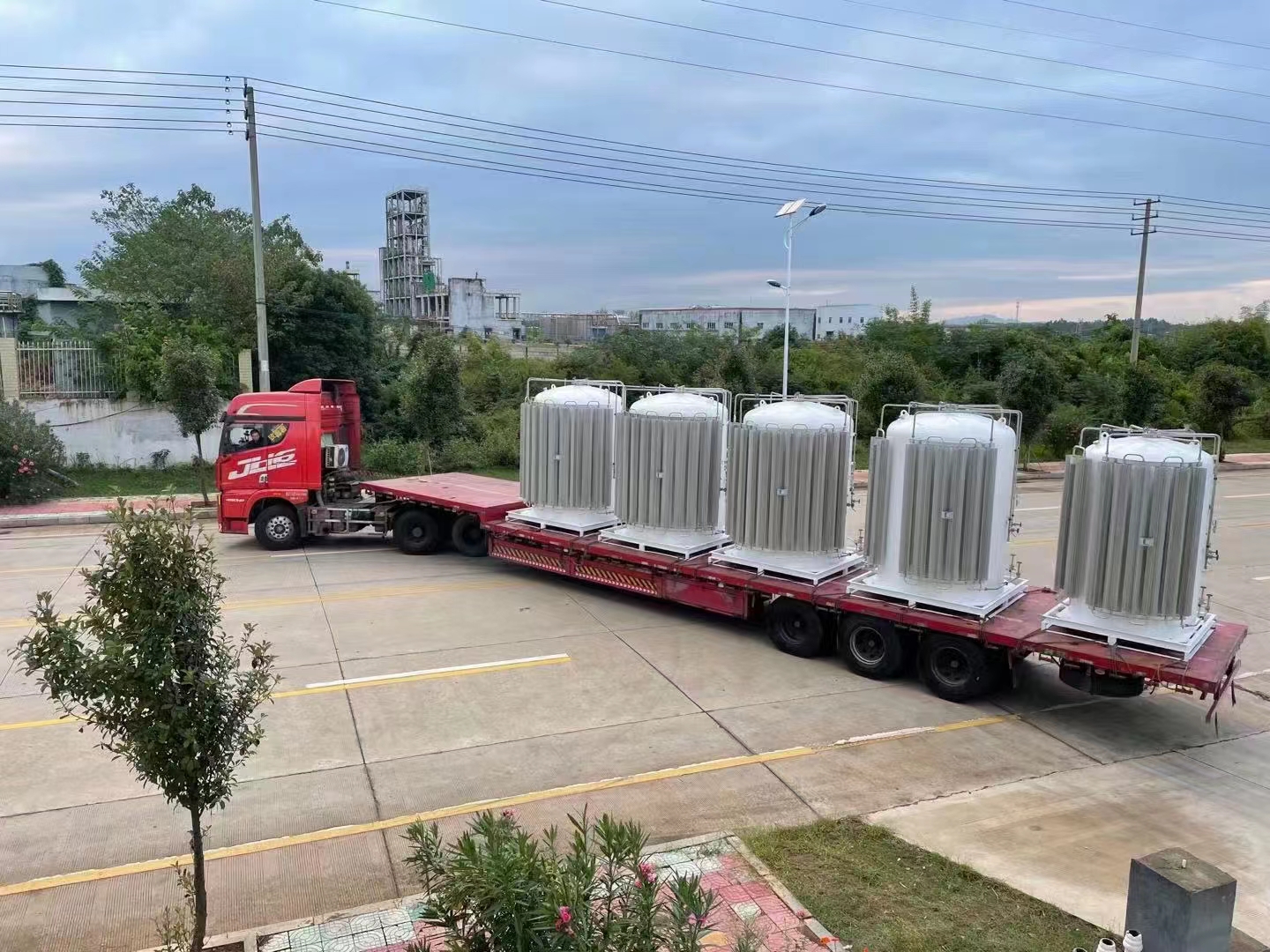 10m&sup3; Liquid Gas Cryogenic Tank