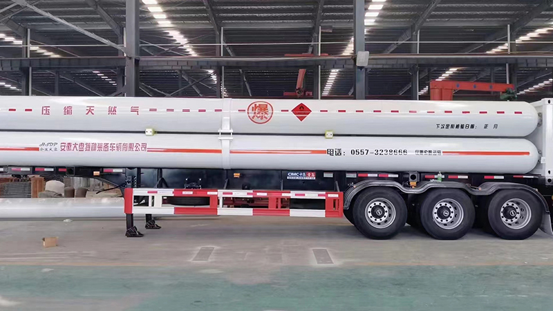 12-Pipe CNG Transport Tube Trailer