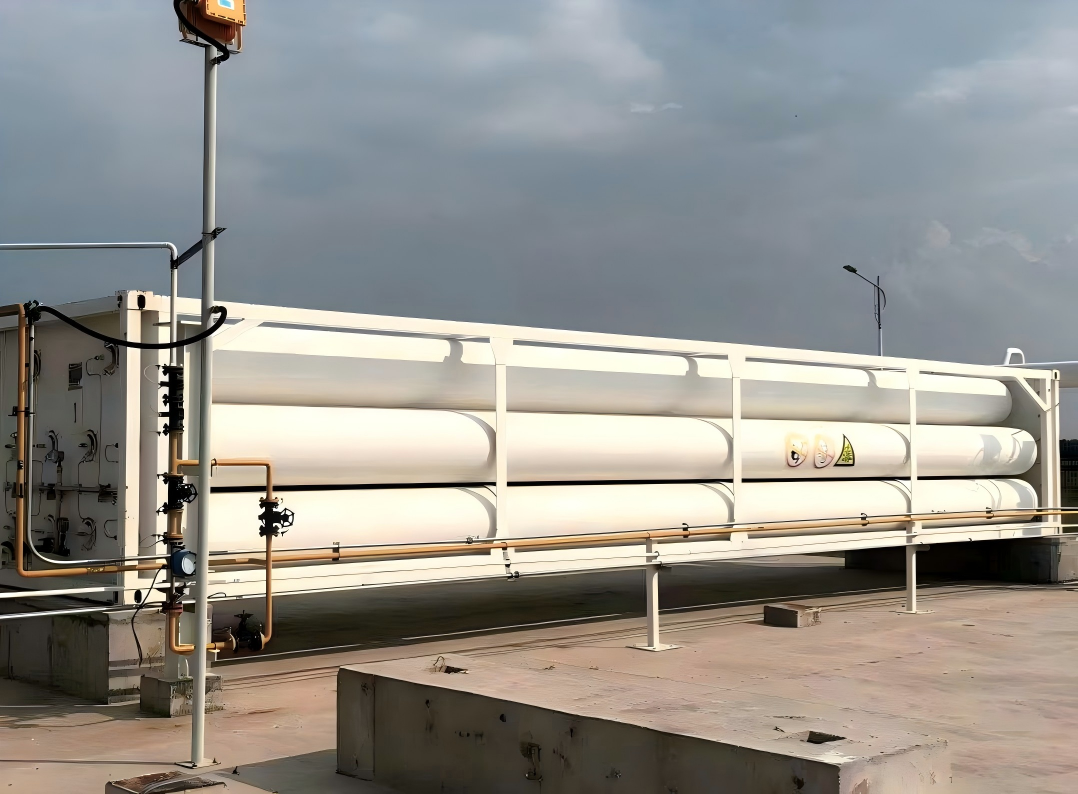 9 Pipes CNG Tube Trailer