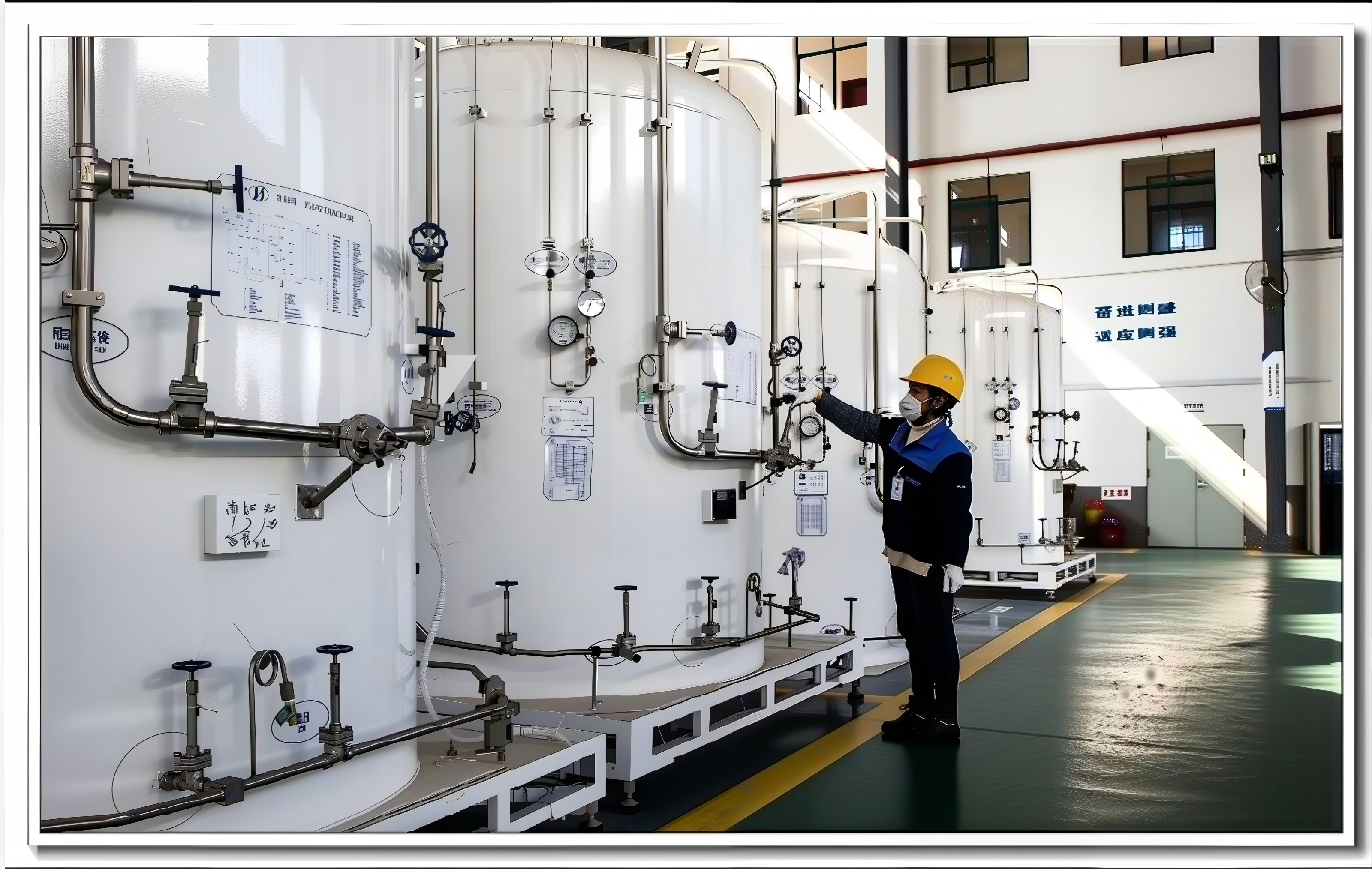 5m&sup3; Liquid Oxygen Cryogenic Tank