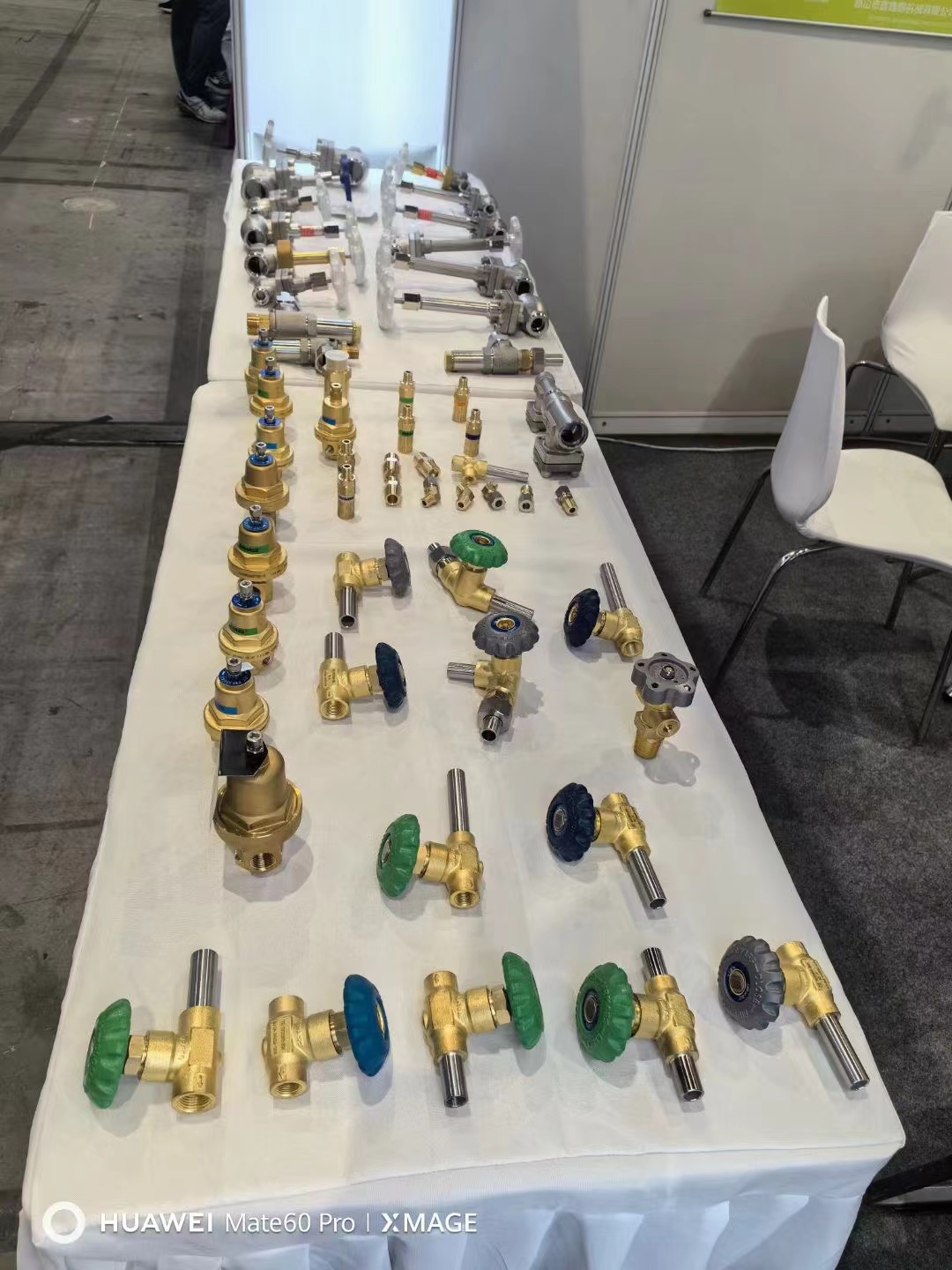 DA08 Cryogenic Safety Valves for Dewar Bottle Gas Cylinders Brass