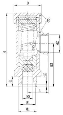 DA21F-40P (DA-25,DA-25A1,DA-25A2,DA-25A2,DA-25A3,DA-25A4) Cryogenic Safety Valves