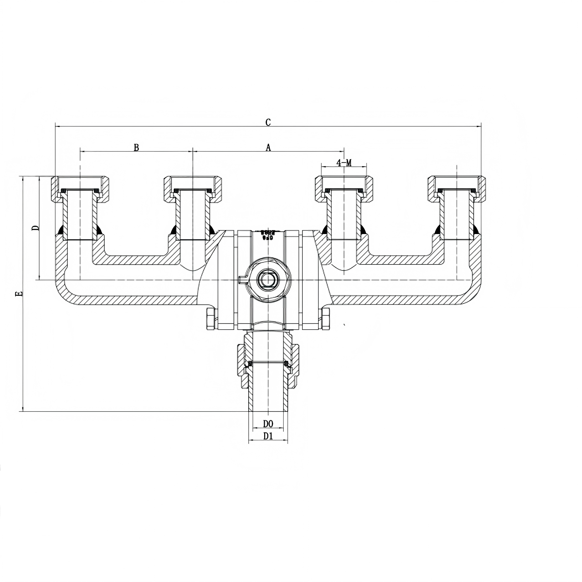 DQS25A Cryogenic Diverter (5Way) Valves