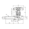 DJ10 Cryogenic Globe Valves Accessory for Dewar Bottle Gas Cylinders TYPE DJ-10B1 DJ-10B2 DJ-10B3