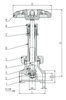 DJ61F-40P Cryogenic Globe Valves