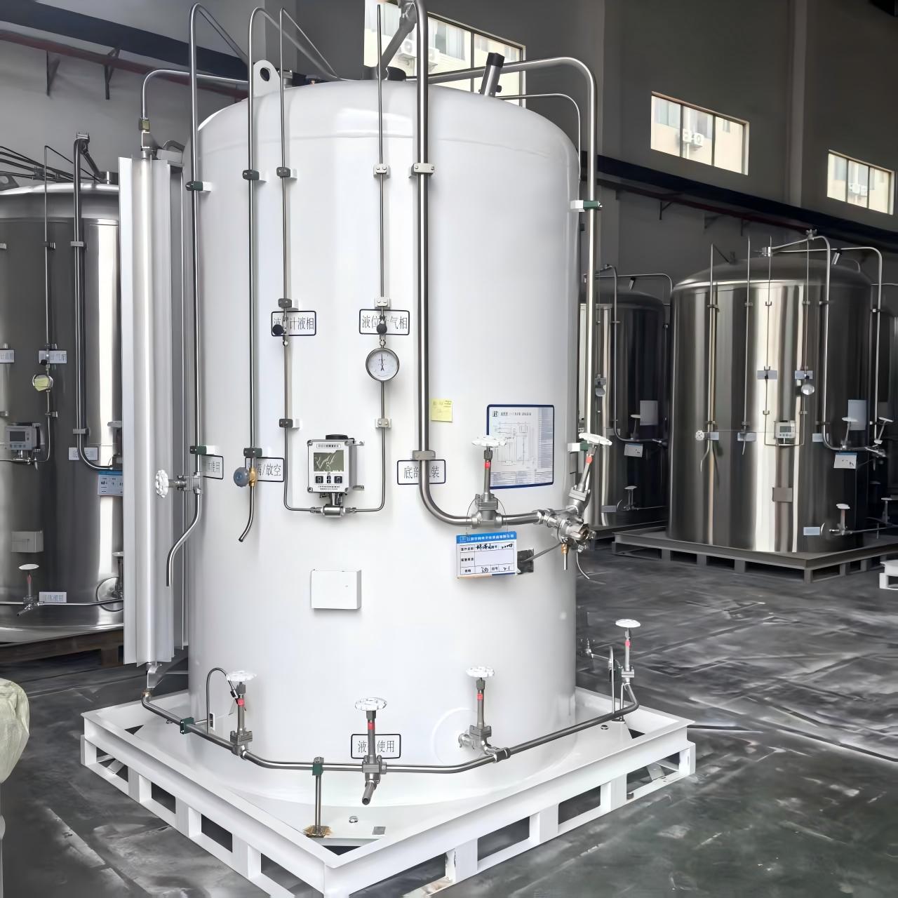 Industrial Cryogenic Tank Installation and Sizing
