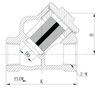 DGF15/25B Cryogenic Strainer