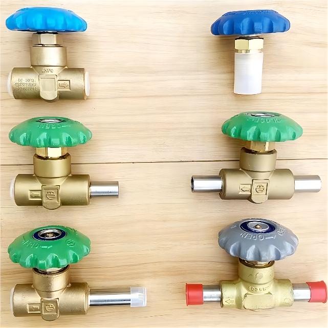 DJ-10C Cryogenic Globe Valves Accessory for Dewar Bottle Gas Cylinders Low Pressure Brass