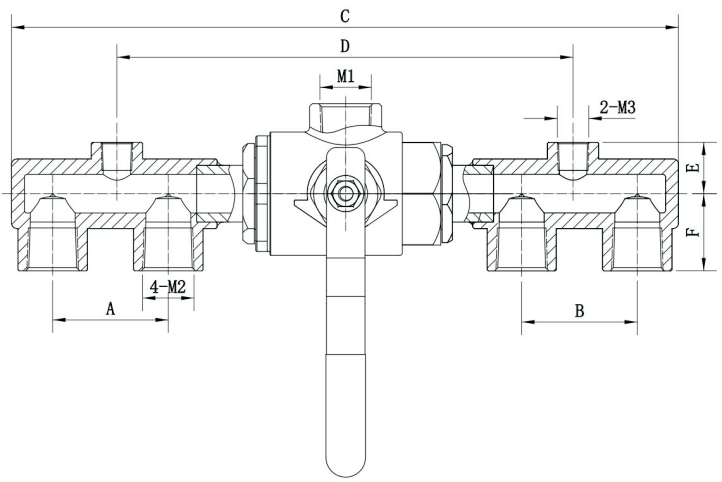 DQS15C Cryogenic Diverter (5Way) Valves