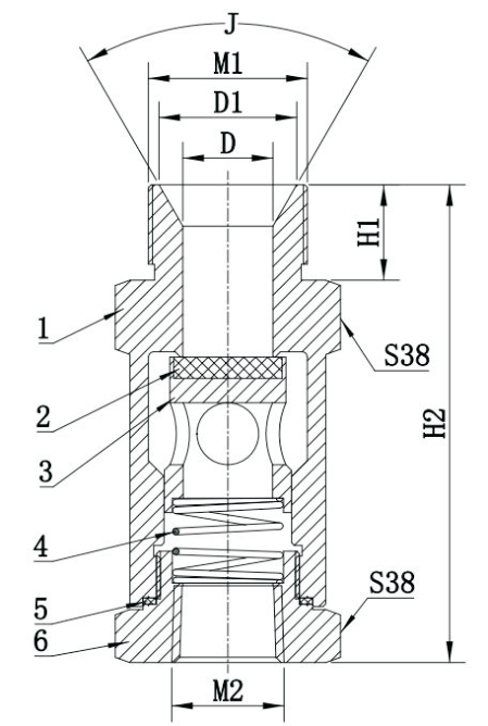 DH15F Cryogenic Check Valves