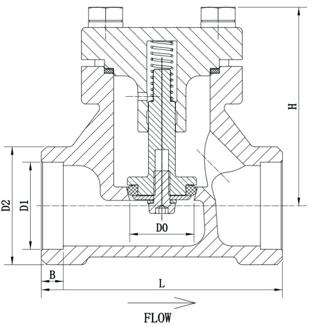 DH61F-40P Cryogenic Lift Check Valves