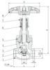 DJ61F-40P（DJ-15G,DJ-20D,DJ-25G,DJ-32G,DJ-40G,DJ-50D,DJ-65D）Cryogenic Globe Valves